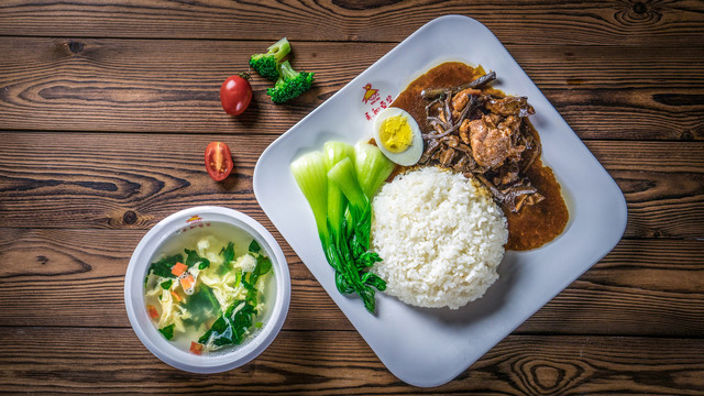 茶树菇套餐饭