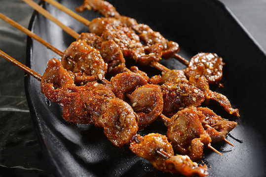 碳烤肥腸串