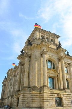 德国柏林历史建筑帝国国会大厦