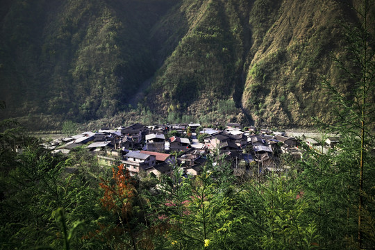 北川恩达羌寨