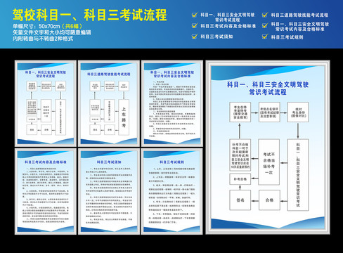 驾校科目一科目三考试流程