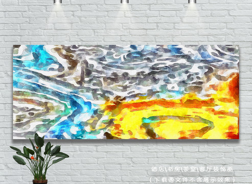 酒店抽象畫