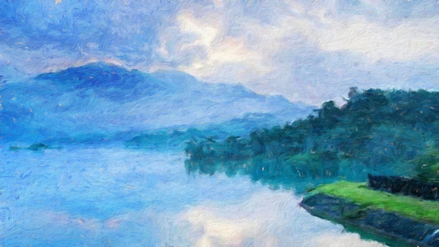 長(zhǎng)江油畫