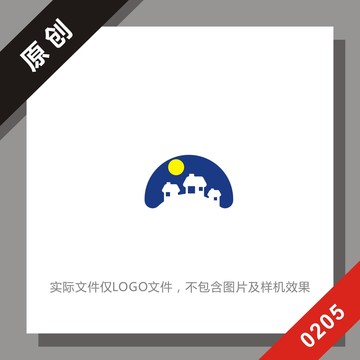黑標(biāo)系列村莊logo