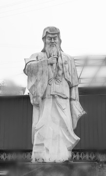 苏洵塑像