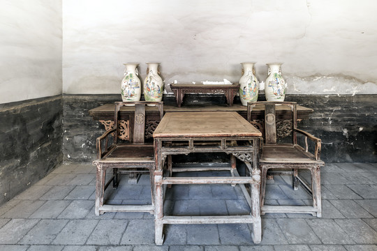 中式厅堂传统家具