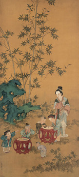 沈慶蘭嬰戲圖