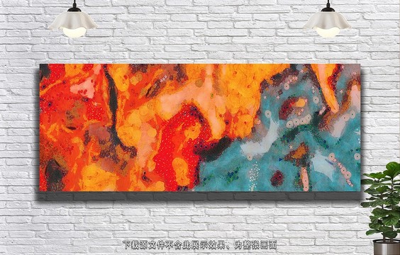 抽象油畫