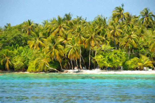 海景油畫