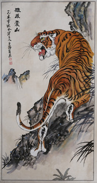 國(guó)畫老虎