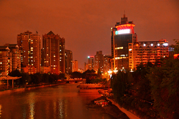 成都九眼桥夜景