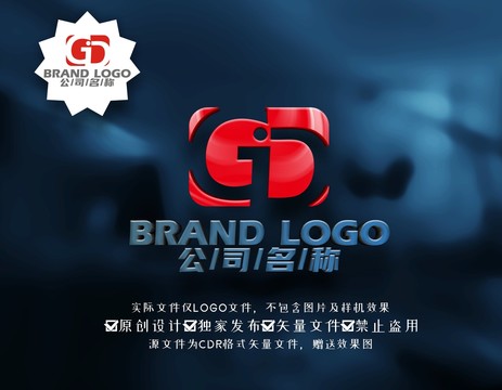 GJD字母LOGO