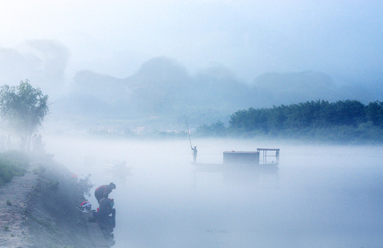 水墨江南山水