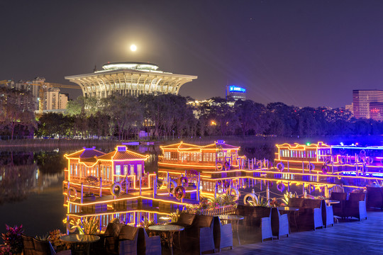 奥林匹克公园夜景