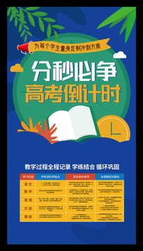 高考倒計時海報