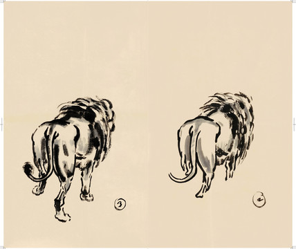 徐悲鴻獅身