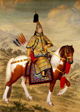 郎世寧乾隆皇帝大閱圖