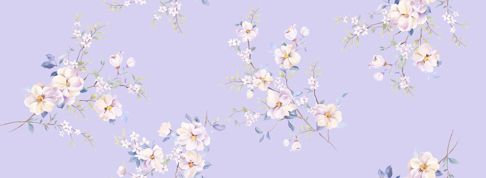 水彩花卉