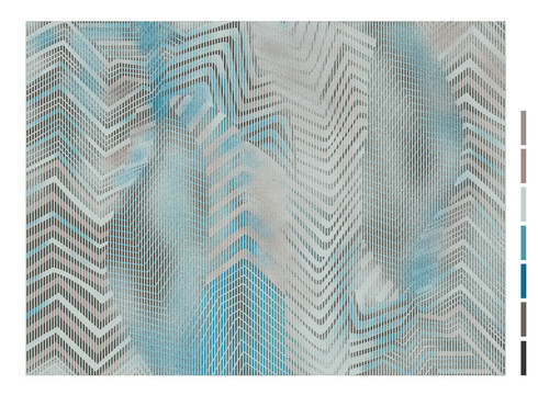 幾何漸變地毯圖