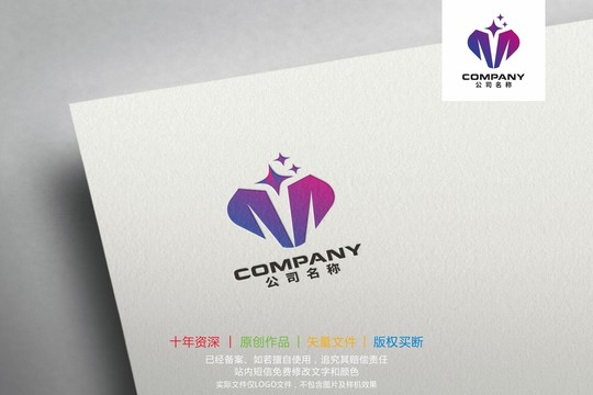 M星科技標志logo