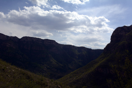 高山丘壑奇石峡谷