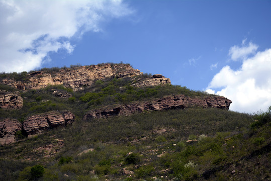 高山丘壑奇石峡谷