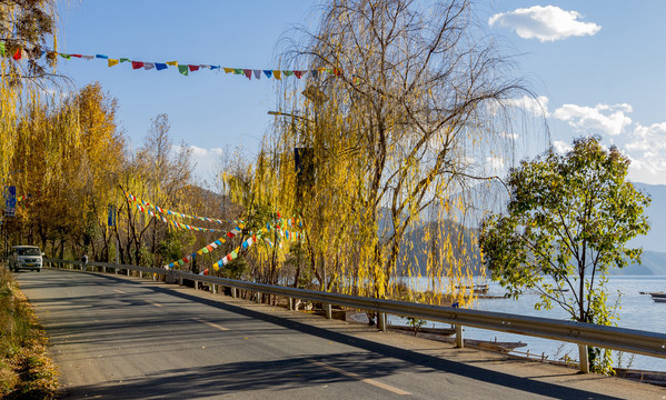 沿湖马路