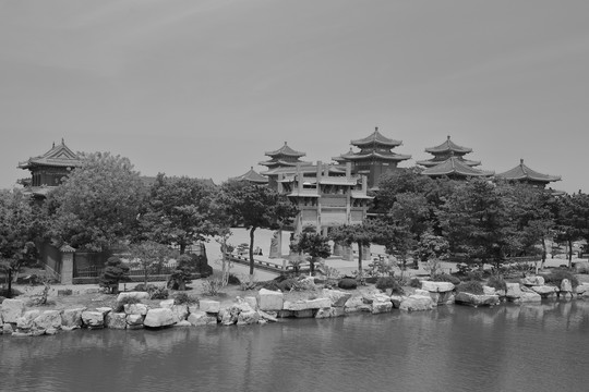 古建筑老照片