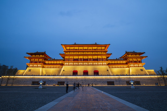 洛阳应天门夜景