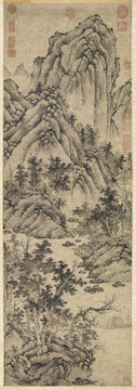 盛懋山水圖
