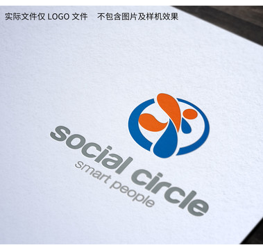 运动会标志动感人物LOGO运动