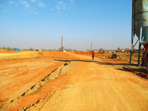 武穴公路工地