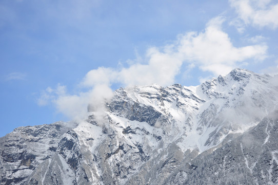 海螺沟雪景