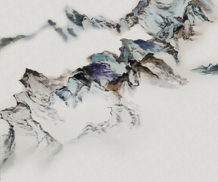 水墨山水畫