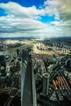 大都市上海俯拍