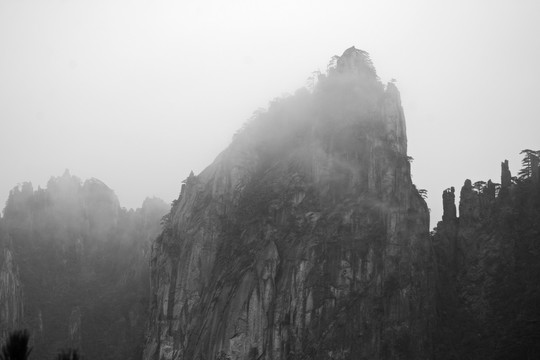 水墨黄山