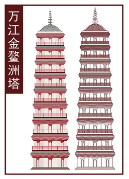 萬江金鰲洲塔