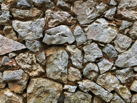 石头垒墙