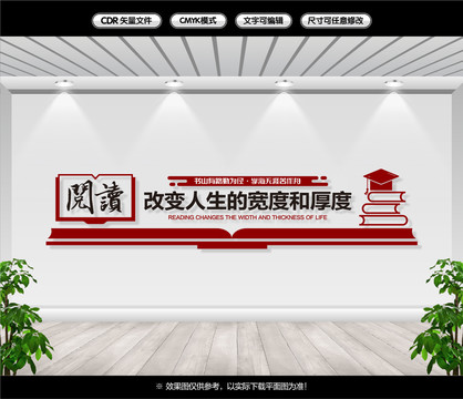閱覽室文化墻