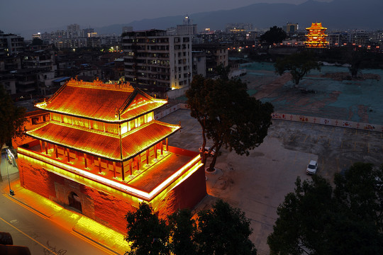 肇庆丽樵楼夜景