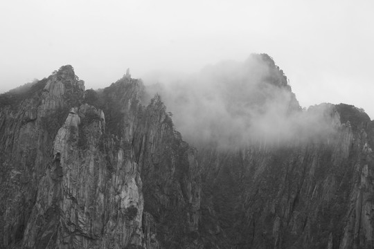 水墨黄山