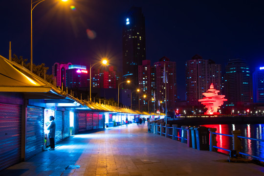 青岛夜景