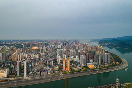 湖北宜昌城市夜景