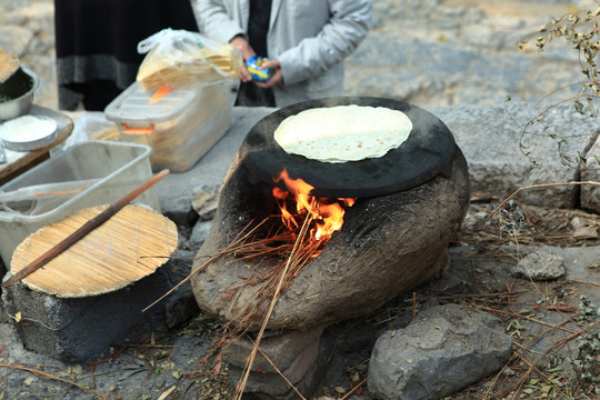 柴火煎饼