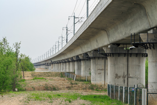 高铁高架桥梁