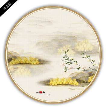 山水裝飾畫(huà)