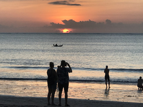 海边夕阳