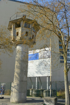 德国柏林柏林墙的哨楼