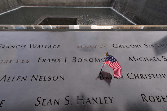 美国纽约9月11日国家纪念馆