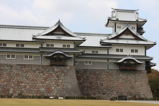 日本石川金泽城堡世界著名古迹